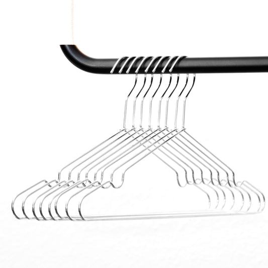 Sturdy metal coat hanger - 8 pieces