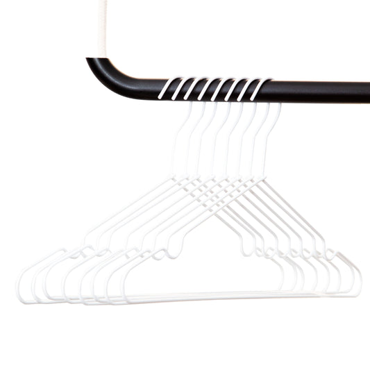 Sturdy metal coat hanger - 8 pieces